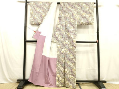平和屋着物■小紋 絞り 辻が花 洗える着物 DABC8778cm