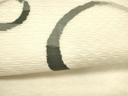 平和屋着物▽太鼓柄袋帯 スリーシーズン 春夏秋 すくい織 丸文 正絹 逸品 DABC8795cm