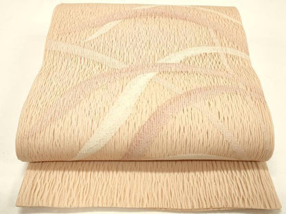 平和屋着物＊夏物 太鼓柄 本袋帯 草葉文 正絹 逸品 DABC8798cm