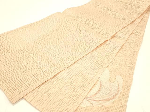 平和屋着物＊夏物 太鼓柄 本袋帯 草葉文 正絹 逸品 DABC8798cm