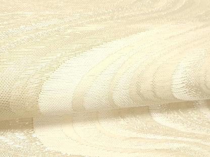 平和屋着物＊夏物 六通柄 本袋帯 流水文 銀糸 正絹 逸品 DABC8817cm
