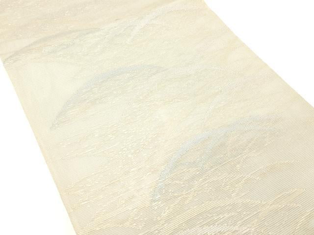 平和屋着物＊夏物 六通柄袋帯 芝文 金銀糸 正絹 逸品 DABC8827cm