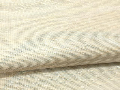 平和屋着物＊夏物 六通柄袋帯 芝文 金銀糸 正絹 逸品 DABC8827cm