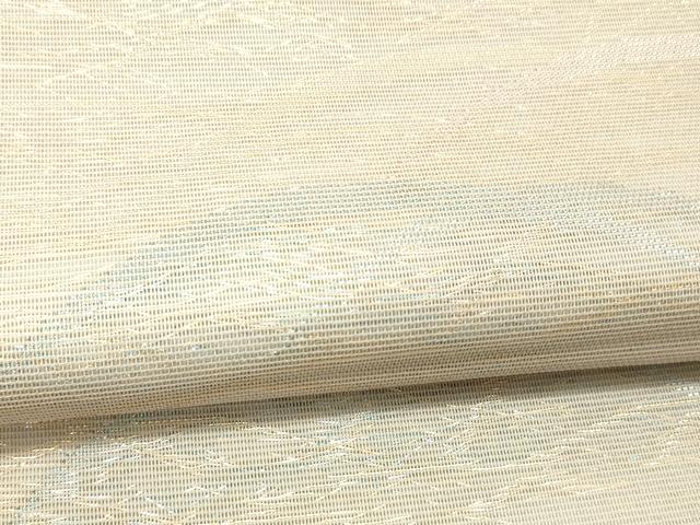 平和屋着物＊夏物 六通柄袋帯 芝文 金銀糸 正絹 逸品 DABC8827cm