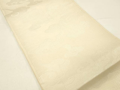 平和屋着物＊夏物 西陣 六通柄袋帯 雲文 正絹 逸品 DABC8845cm