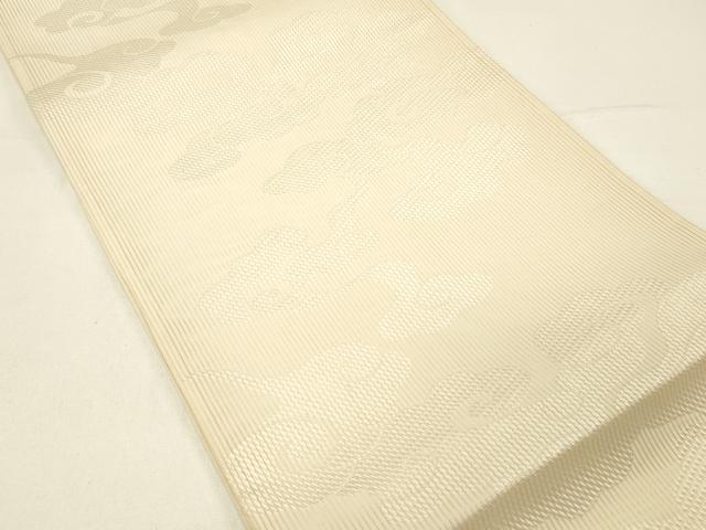 平和屋着物＊夏物 西陣 六通柄袋帯 雲文 正絹 逸品 DABC8845cm