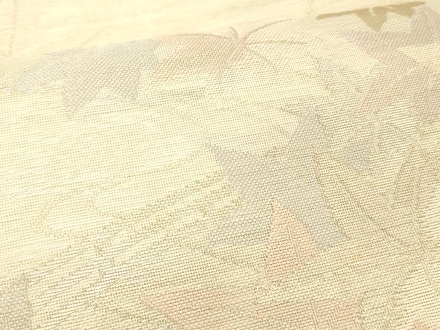 平和屋着物＊夏物 六通柄袋帯 すず風 渡橋竜田川 金銀糸 正絹 逸品 DABC8854cm