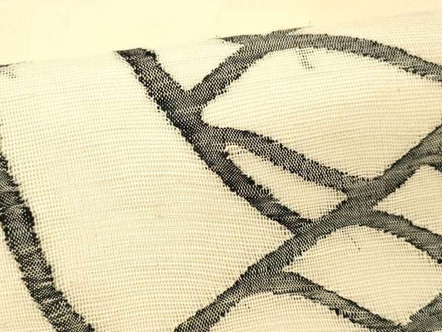 平和屋着物＊夏物 太鼓柄袋帯 抽象文様 正絹 逸品 DABC8856cm