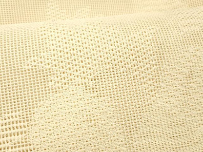 平和屋着物＊夏物 八寸名古屋帯 草花文 肌色 正絹 逸品 DABC8870cm