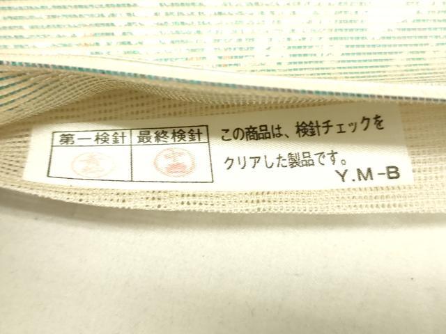 平和屋着物＊夏物 六通柄袋帯 作家物 手描き 花蝶文 金銀糸 引箔 正絹 逸品 DABC8872cm