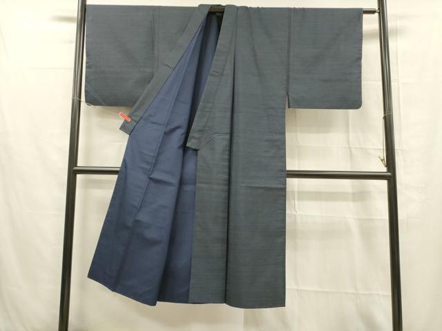平和屋着物■男性　本場大島紬　アンサンブル　亀甲柄　正絹　逸品　DABC8885cm