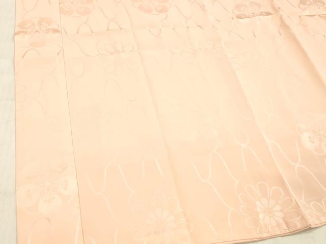 平和屋着物■長襦袢　無双仕立て　舞花地紋　正絹　逸品　DABC8889cm