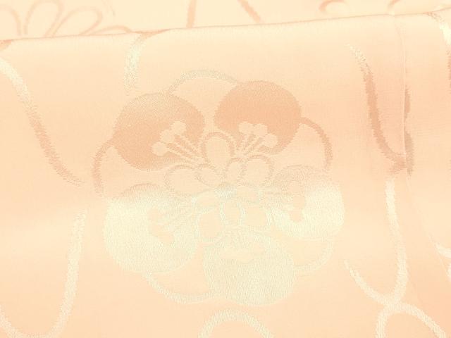 平和屋着物■長襦袢　無双仕立て　舞花地紋　正絹　逸品　DABC8889cm