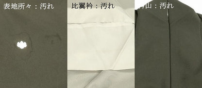 平和屋着物■豪華黒留袖　友禅　作家物　雪将　風景草花文　正絹　逸品　DABC8900cm