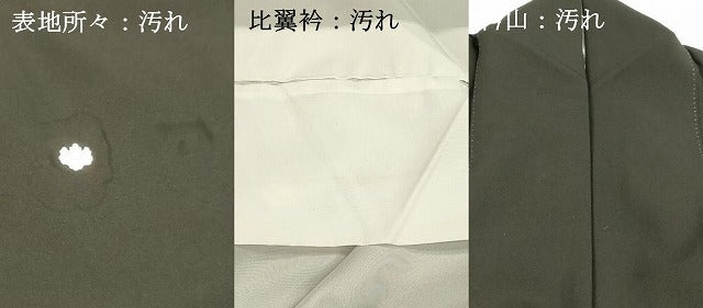 平和屋着物■豪華黒留袖　友禅　作家物　雪将　風景草花文　正絹　逸品　DABC8900cm