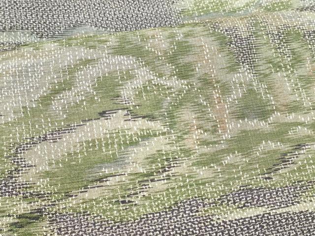 平和屋着物■上質な紬　樹林文　正絹　逸品　DABC8911cm