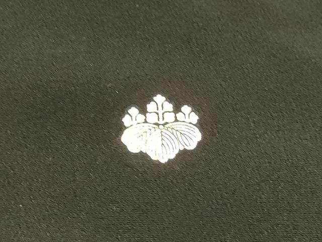 平和屋着物■豪華黒留袖　駒刺繍　流水花松文　金銀糸　正絹　逸品　DABC8914cm