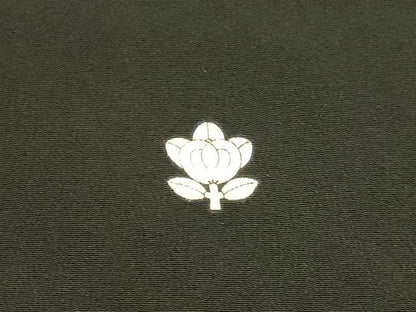 平和屋着物■豪華黒留袖　駒刺繍　流水飛鶴文　暈し染め　金銀彩　正絹　逸品　DABC8916cm