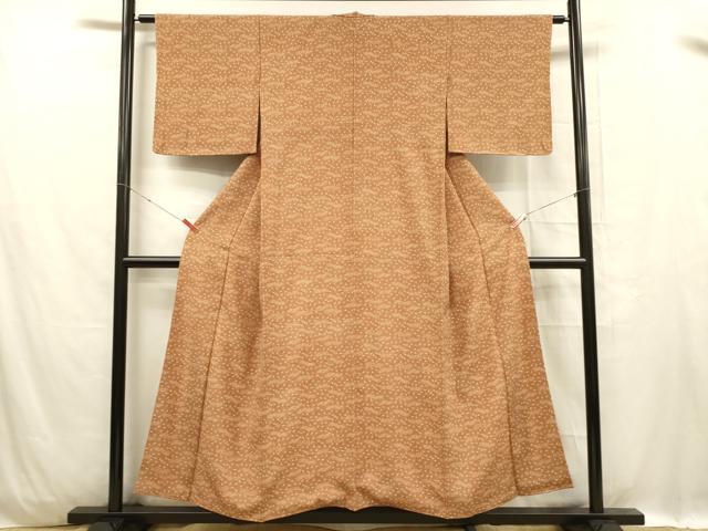 平和屋着物■江戸小紋 舞花文 正絹 逸品 DABC8917cm