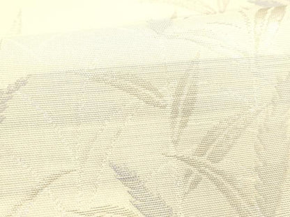 平和屋着物＊夏物 六通柄袋帯 草葉文 銀糸 正絹 逸品 DABC8919cm