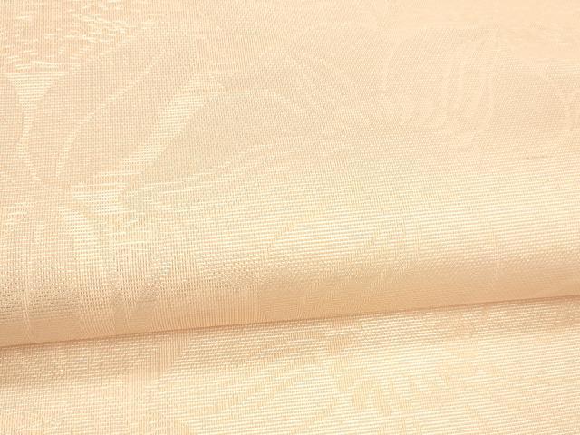 平和屋着物＊夏物 全通柄 本袋帯 草花文 銀糸 正絹 逸品 DABC8920cm