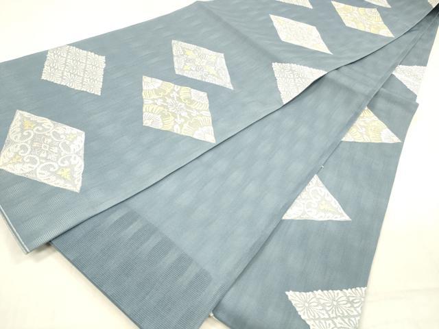 平和屋着物＊夏物 六通柄 京袋帯 唐織 花菱文 正絹 逸品 DABC8921cm
