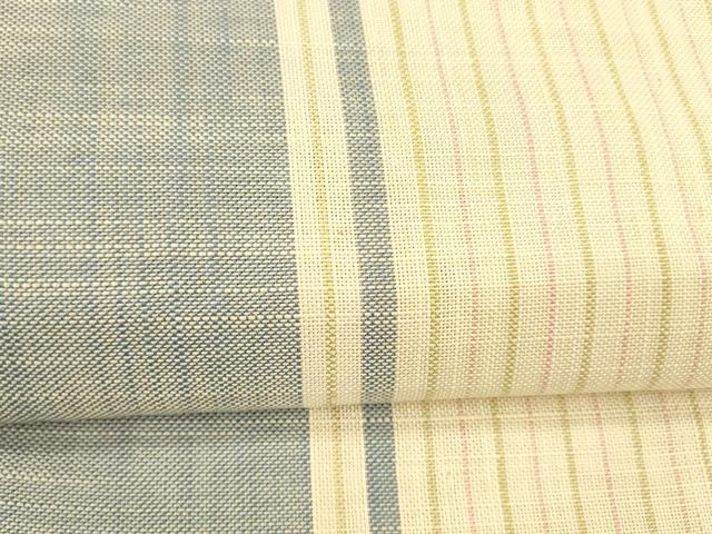 平和屋着物＊夏物 八寸名古屋帯 間道 DABC8923cm