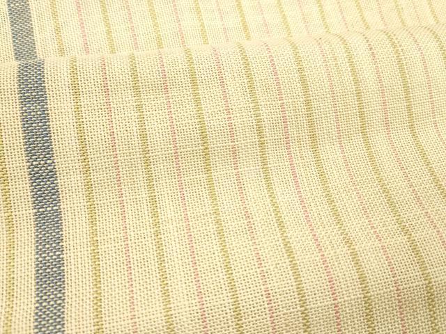 平和屋着物＊夏物 八寸名古屋帯 間道 DABC8923cm