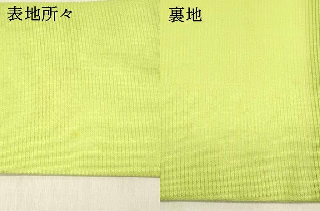 平和屋着物＊夏物 九寸名古屋帯 唐織 チューリップ 銀糸 正絹 逸品 DABC8924cm
