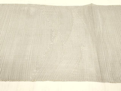 平和屋着物＊夏物 八寸名古屋帯 流水文 霞色 正絹 逸品 DABC8928cm