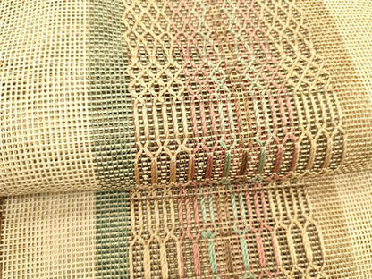 平和屋着物＊夏物 八寸名古屋帯 間道 正絹 逸品 DABC8933cm
