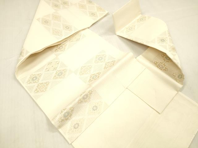平和屋着物＊夏物 つけ帯 唐織 花菱文 金糸 正絹 逸品 DABC8938cm
