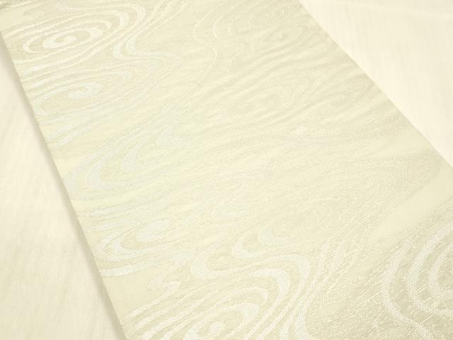 平和屋着物＊夏物 六通柄袋帯 流水文 銀糸 正絹 逸品 DABC8945cm