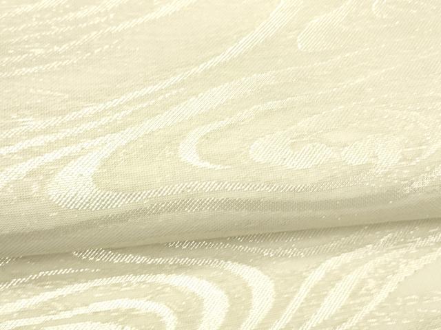 平和屋着物＊夏物 六通柄袋帯 流水文 銀糸 正絹 逸品 DABC8945cm