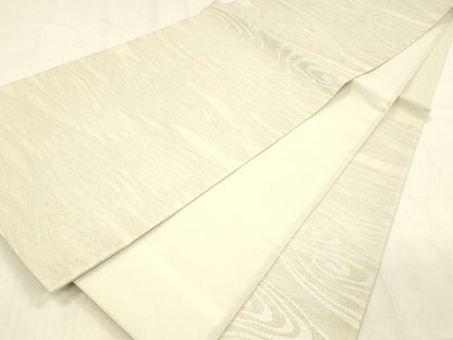 平和屋着物＊夏物 六通柄袋帯 流水文 銀糸 正絹 逸品 DABC8945cm