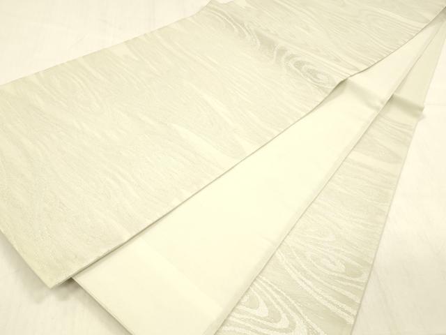 平和屋着物＊夏物 六通柄袋帯 流水文 銀糸 正絹 逸品 DABC8945cm