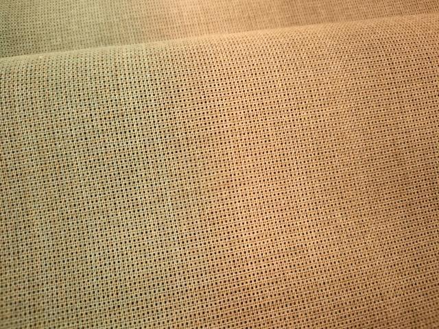 平和屋着物＊夏物 九寸名古屋帯 柿渋 諸紙布 霞文 証紙付き 正絹 逸品 DABC8950cm