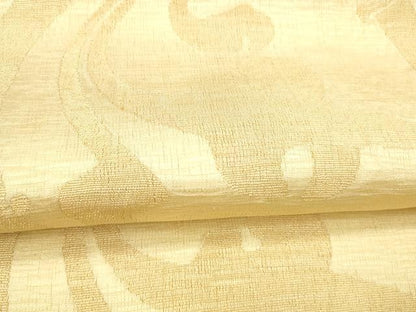 平和屋着物＊夏物 六通柄袋帯 唐草文 金糸 正絹 逸品 DABC8964cm
