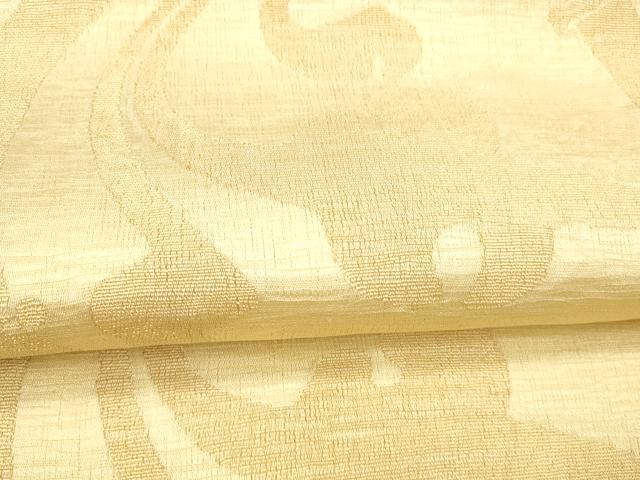平和屋着物＊夏物 六通柄袋帯 唐草文 金糸 正絹 逸品 DABC8964cm