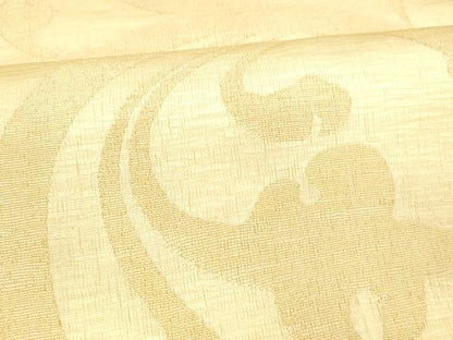平和屋着物＊夏物 六通柄袋帯 唐草文 金糸 正絹 逸品 DABC8964cm