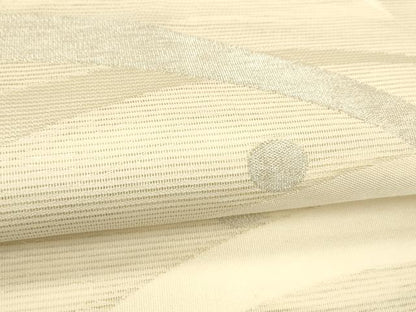 平和屋着物＊夏物 六通柄袋帯 露草文 銀糸 正絹 逸品 DABC8966cm