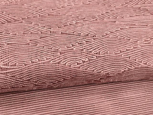 平和屋着物＊夏物 八寸名古屋帯 流水文 長春色 正絹 逸品 DABC8981cm