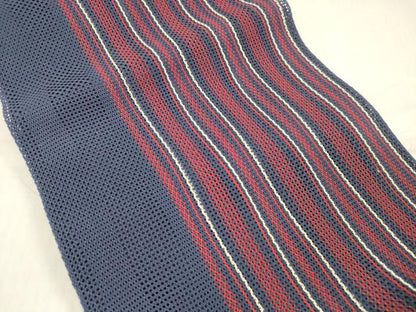 平和屋着物＊夏物 八寸名古屋帯 間道 正絹 逸品 DABC8986cm