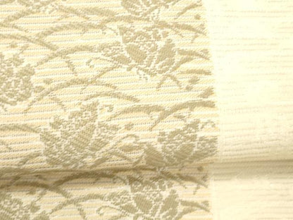 平和屋着物＊夏物 六通柄 京袋帯 流水舞蝶露芝文 銀糸 DABC8993cm