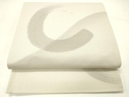 平和屋着物＊夏物 太鼓柄袋帯 抽象文様 金糸 正絹 逸品 DABC8995cm