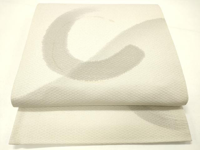平和屋着物＊夏物 太鼓柄袋帯 抽象文様 金糸 正絹 逸品 DABC8995cm