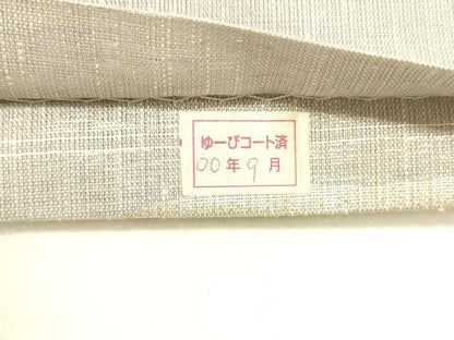 平和屋着物＊夏物 太鼓柄袋帯 流水渡橋枝桜 金銀糸 正絹 逸品 DABC8996cm