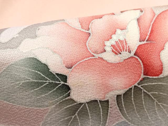 平和屋着物■訪問着 貝桶花文 暈し染め 正絹 逸品 DABC9015qa