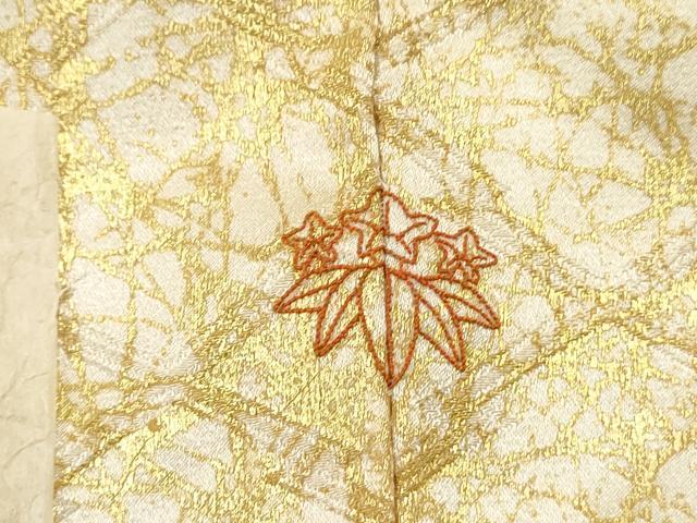 平和屋着物■訪問着 亀甲花文 金彩 正絹 逸品 DABC9034qa