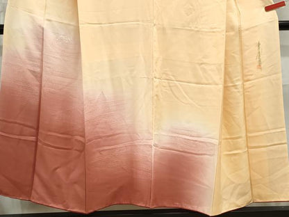 平和屋着物■訪問着 霞流水文 暈し染め 正絹 逸品 DABC9050qa